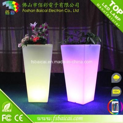 Decoration LED Illuminated Flower Pot/Garden Flwer Planter Lighted