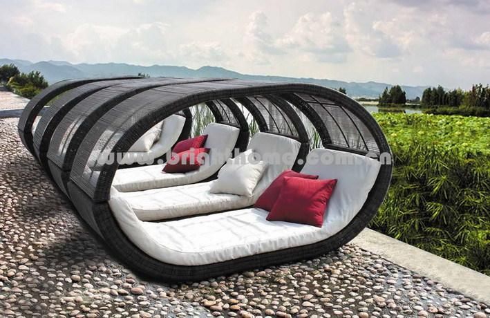 Aluminium PE Rattan Leisure Lounge Set Outdoor Furniture