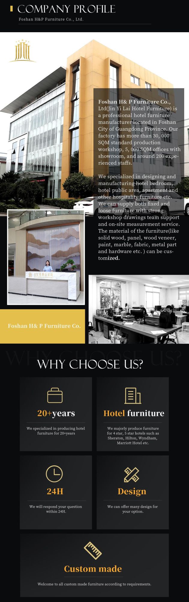 European Style Foshan Customized Custom Hotel Bedroom Set Furniture Manufacture