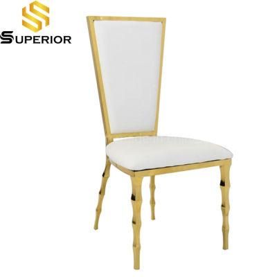 New Design Hotel Furniture Golden Wedding Events Used Dining Chair