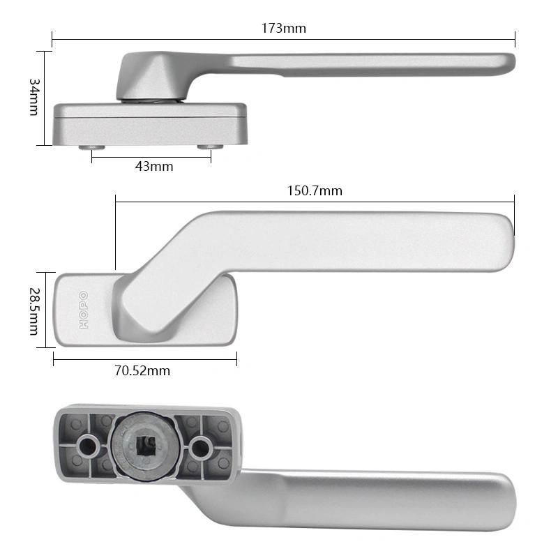 Hopo Beautiful Handle for Casement Doors & Windows Sliding Doors &Windows Square Handle