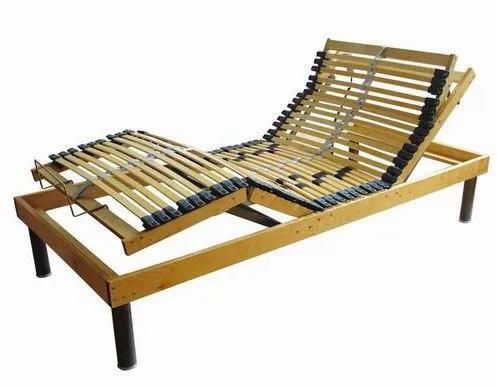 Home Furniture American Bedroom Furniture Popular European Style Birch Wood Slat Adjustable Bed