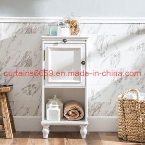 Solid Wood Toilet Vertical Cabinet Floor Custom Narrow Cabinet Storage Cabinet High Cabinet/Small Tea Table / Square Table / Small Table/Furniture
