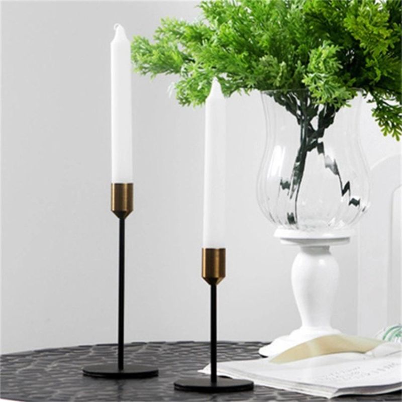 Metal Candlestick Creative Decoration Nordic Single Head Candlestick Romantic Valentine′ S Day Gift