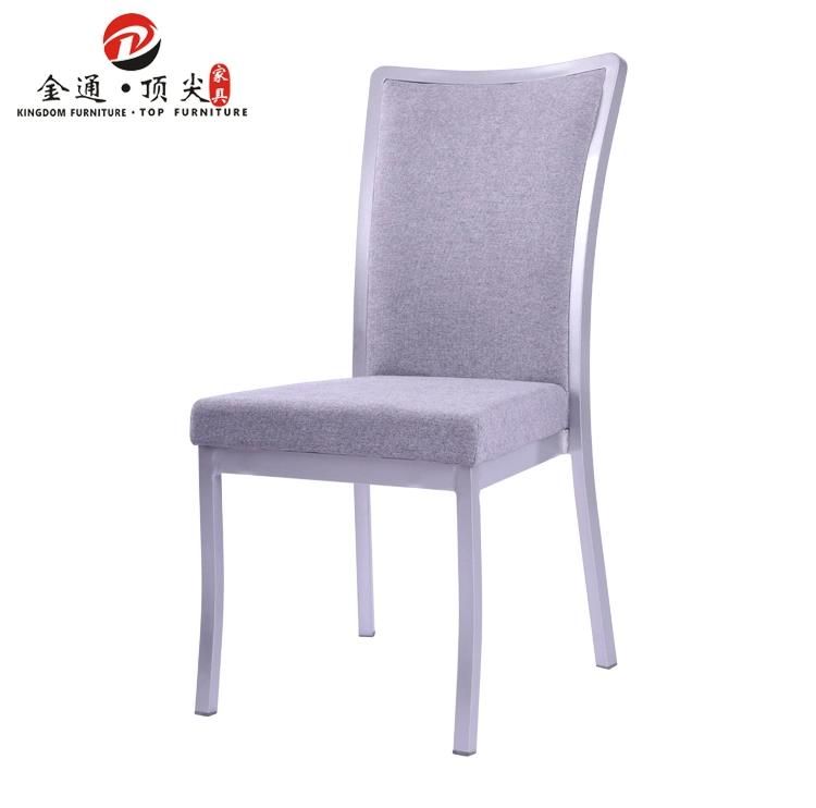 Stacking Aluminum Iron Steel Metal Hotel Restaurant Wedding Dining Banquet Chair