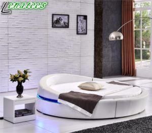 Cy004-1 Fancy Designs Round Platform Bed with LED Light