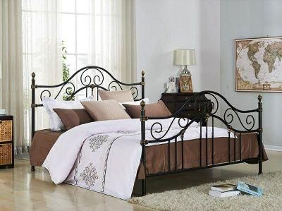 European-Style Simple, Environmentally Friendly, Tasteless, Formaldehyde-Free High-Quality Double Iron Bed 1.51.8m