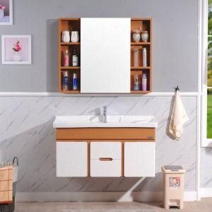 European Waterproof Wall Mounted Solid Wood Bathroom Cabinet Sq-201
