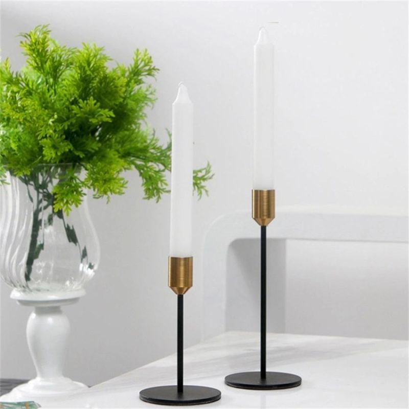 Metal Candlestick Creative Decoration Nordic Single Head Candlestick Romantic Valentine′ S Day Gift