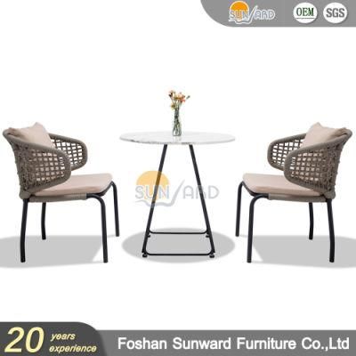 Garden Furniture Sets UV Resistance Dining Table Leisure Aluminum Dining Set Outdoor Chair