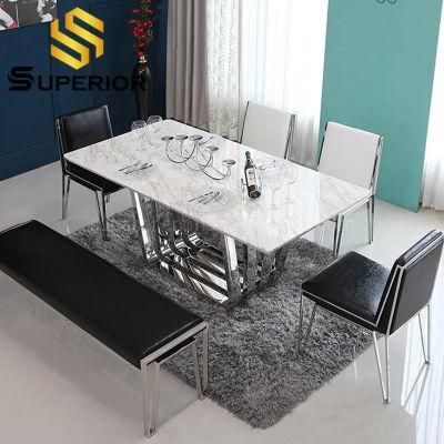 New Product Morden Home Restaurant Marble Furniture Foshan Dining Table