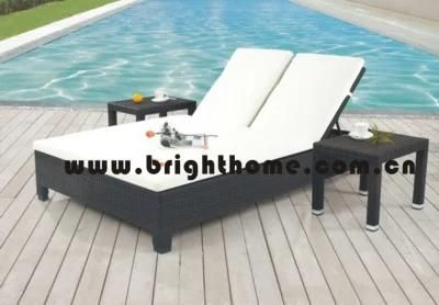 Outdoor Furniture Beach Chair Chaise Lounge Sun Lounger Daybed (BG-MT12)