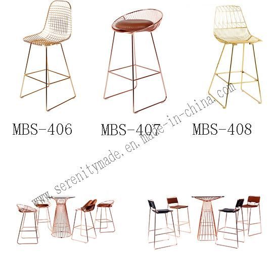 Industrial Event Party Hire Metal Frame Round Back Dining Chair