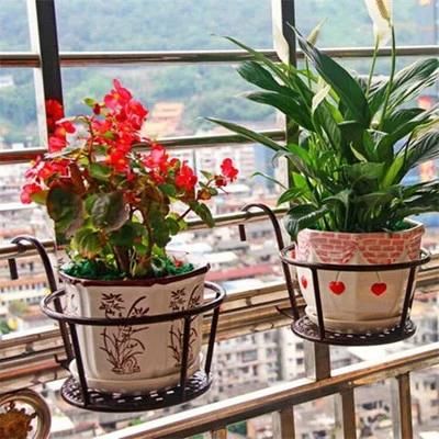 The Factory Directly Supplies The Balcony Flower Rack, Iron Art Hanging Flower Pot, Hanging Rack, Railing, Green Flower Rack, Indoor Storage Rack