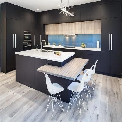 Professioanl Manufacturer Kitchen Cabinet Handle Drawer Luxury European Grey Kitchen Cabinet Kitchen Cabinets