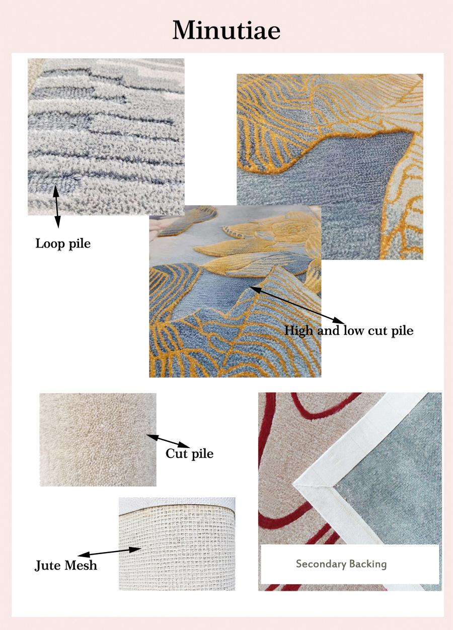 European-Style Living Room Carpet 3D Jianhua Density Thick Blanket Bedroom Home Sofa Table Bed Bedside Carpet Bedroom Bedside Blanket Paved