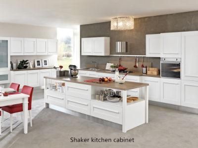 White Shaker Style Doors Solid Wood Kitchen Cabinet