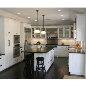 European Style Kitchen Cabinets Solid Wood White