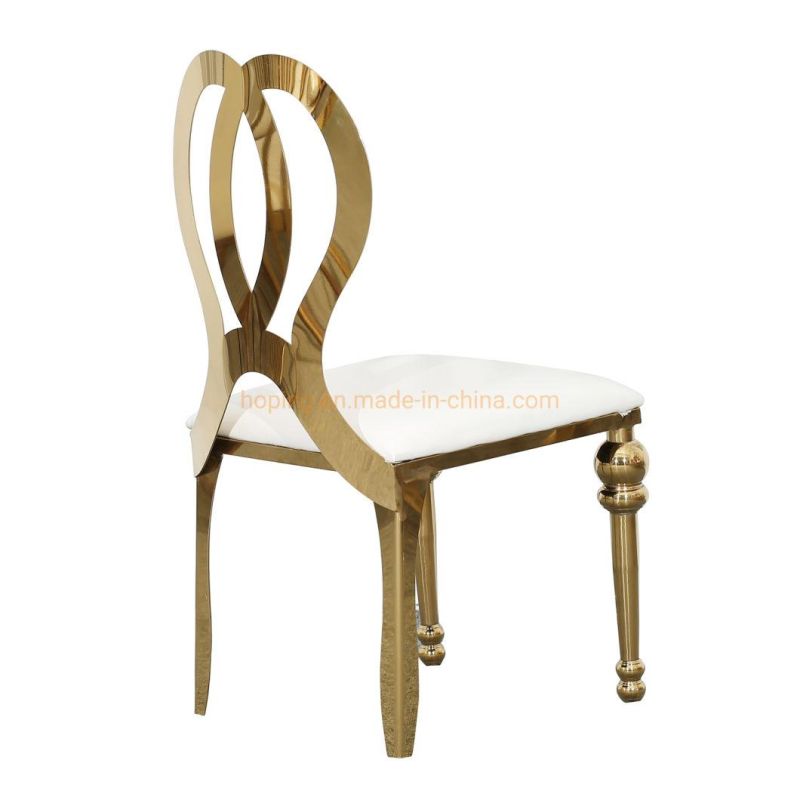 Modern Hotel Lobby Living Room Furniture Sofa Set Custom Made Banquet Chair Butterfly Design Gold Dinner Set Children Furniture Kids Study Dining Chair