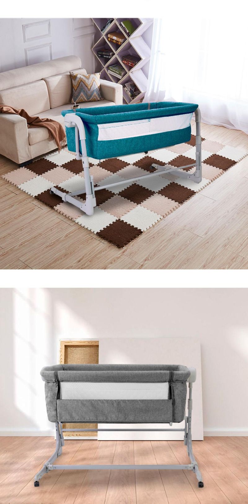New High Standard China Supplier Cribs Kids Furniture Portable Folding Baby Crib