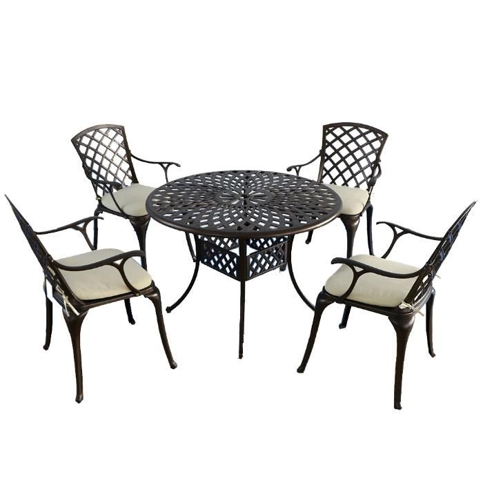 Cast Aluminum Outdoor Table Furniture Patio Table Furniture Sets