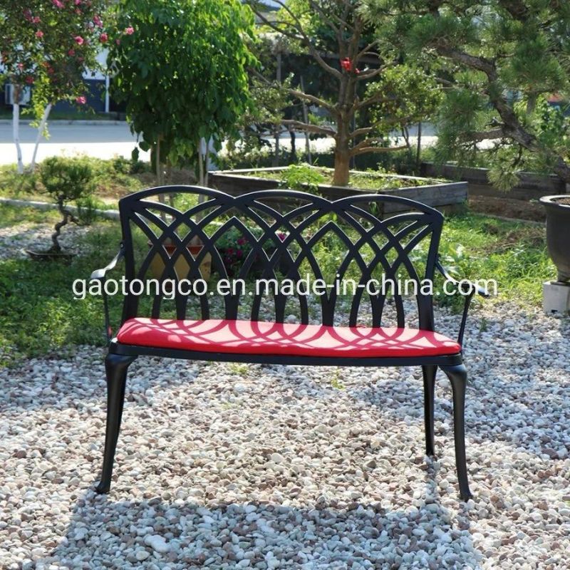 Outdoor Patio Sofa Set Metal Material Cast Aluminum Garden Sofa for 7 Star Hotel Outdoor