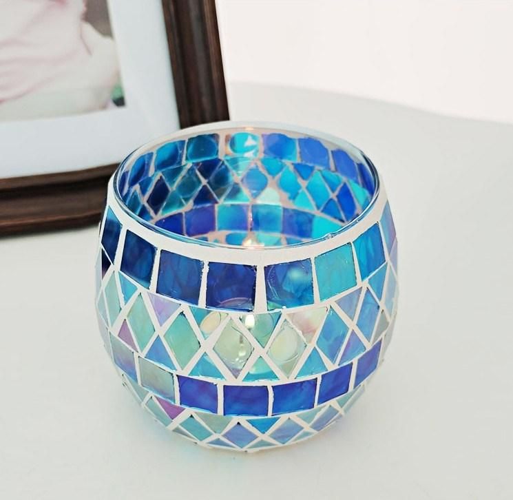 Shell Glass Candle Cup DIY Aromatherapy Candle Holder for Decoration