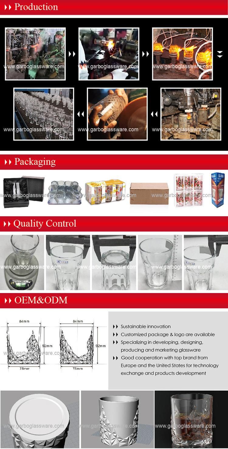 China Factory 4oz Home Decor Transparent Glass Candle Holder (GB01017004)