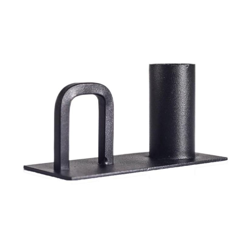 Metal Candle Cup Holder Decoration Iron Black Romantic Candle Stand