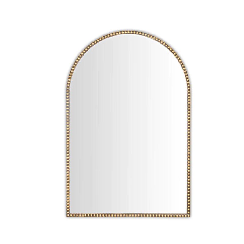 European Creative Wall-Mounted Mirror Wrought Iron Creative Metal Decorative Mirror