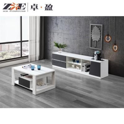 MDF Modern White Tea Table New Design Simple Coffee Table for Living Room Furniture
