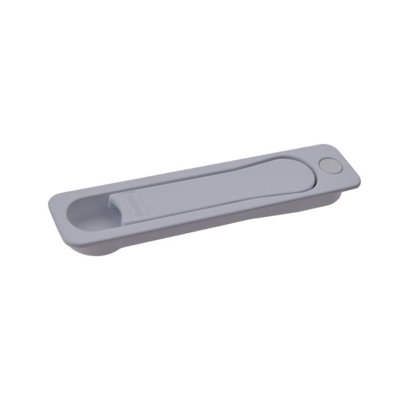 Zinc Alloy White Concealed Handle for Sliding Door