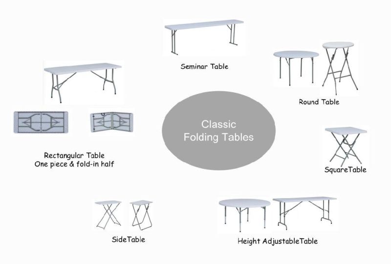 4FT Folding Table Camping Garden Folded Dining Tables Buffet Car Boot