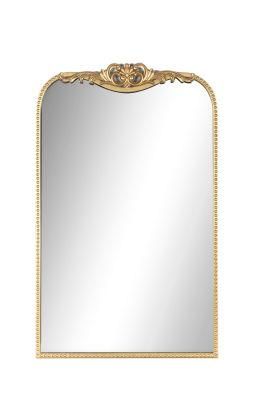 Metal Wall Mirror Gold Mirror for Wall Decor Gold Color Modern Design Metal Wall Mirror
