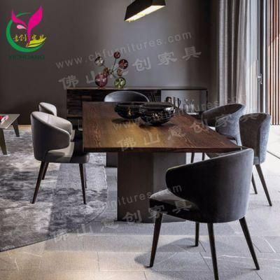 Yc-F105 Modern European-Style Ash Wood Armchair for Restaurant and Hotel Furniture