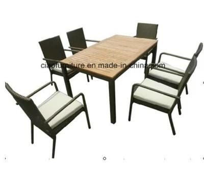 Rattan Furniture Garden Dining Table and Chair (609)