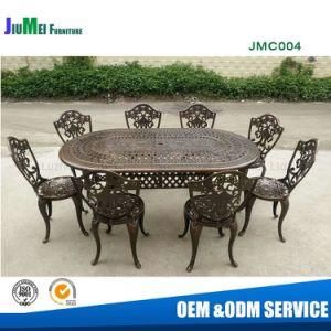 Outdoor Cast Aluminum Dining Long Table and Chair (JMC004)
