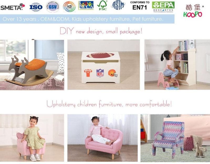 Kids Couch with Drawer Morden Chilren Furniture (SF-29-03)