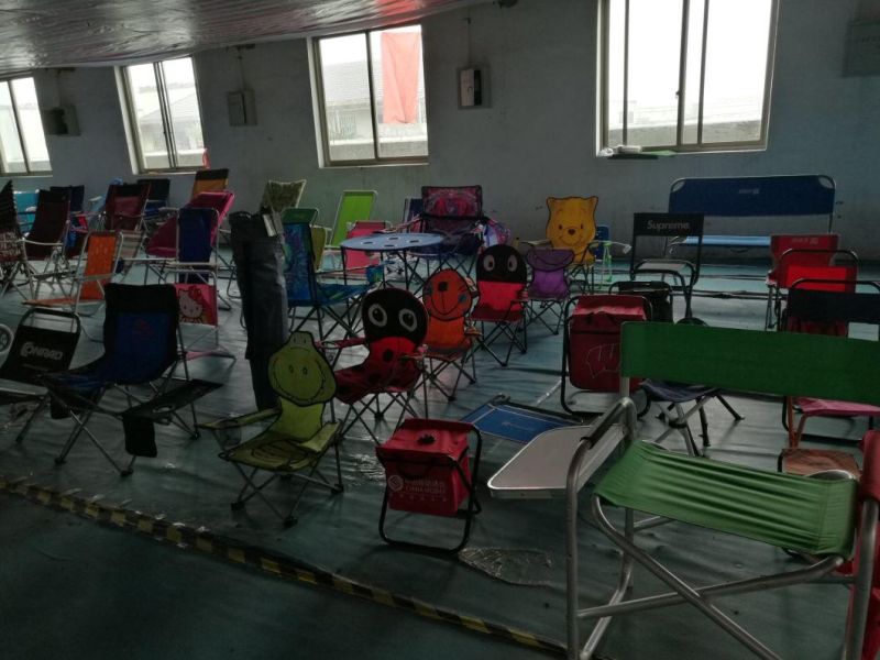 Folding Chair Outdoor Leisure Spring Chair Camping Beach Chair Indoor Back Chair Lunch Chair