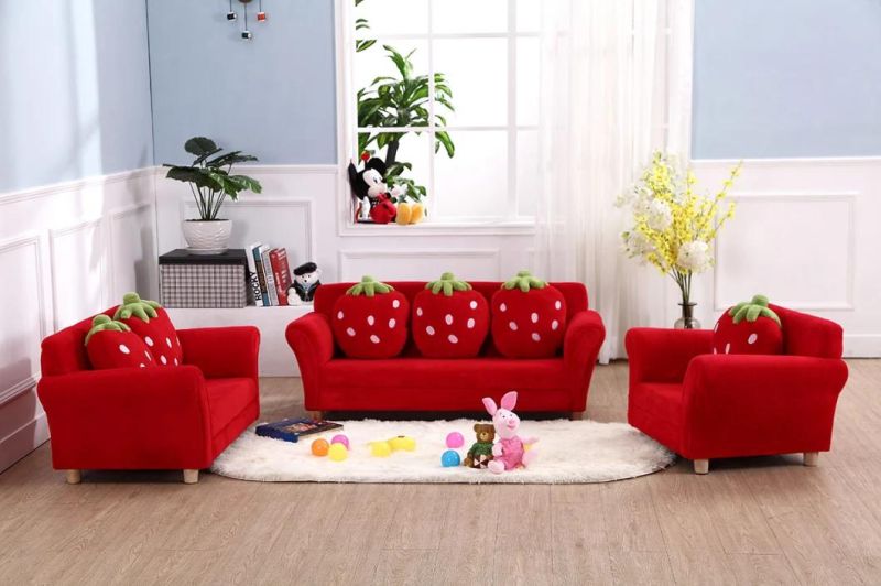 Sweet Strawberry Baby Furniture with Throw Pillow (SXBB-303)