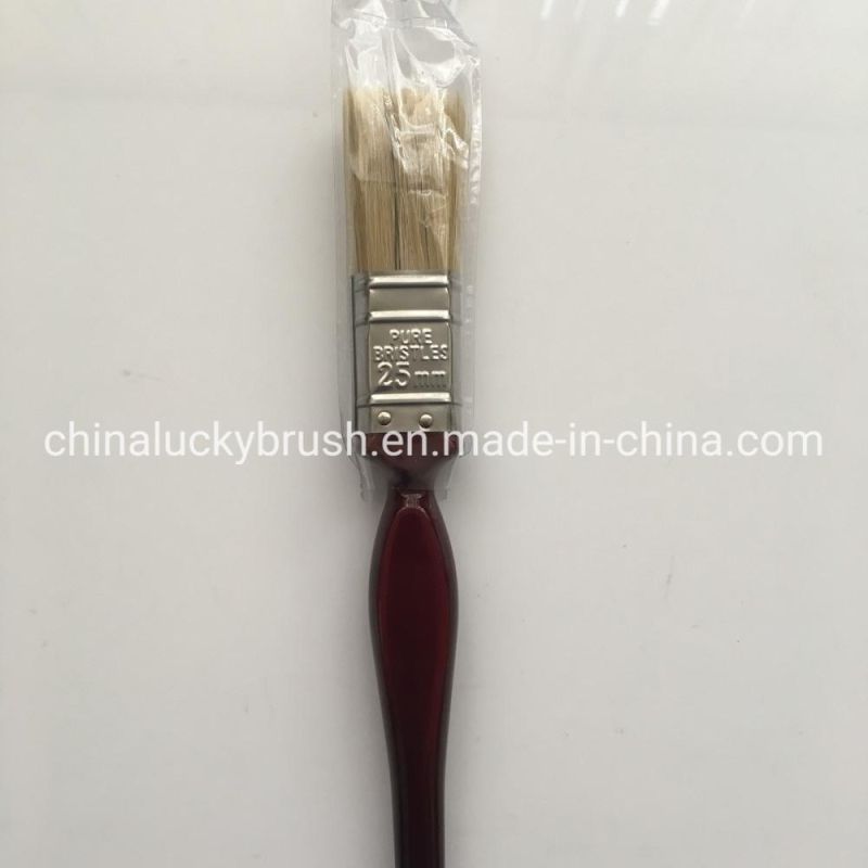 1inch Pure White Bristle Paint Brush (YY-MJB01)