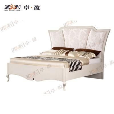 European Design Modern Wooden King Bed for Bedroom Furniture