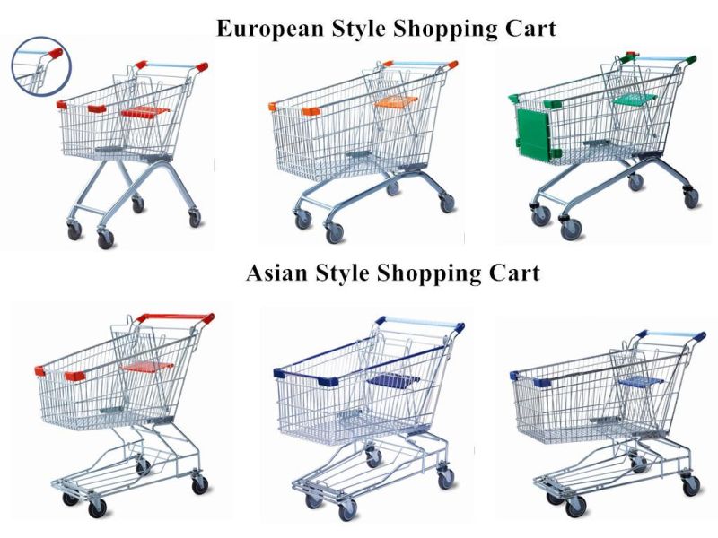 European Supermarket Foldable Nesting Mesh Roll Container Trolleys
