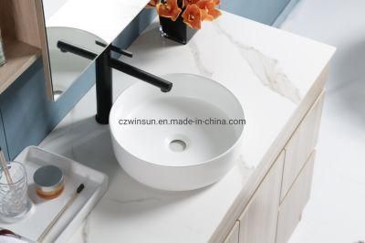 European Style Table Mounted Matte Art Basin Bathroom Sink