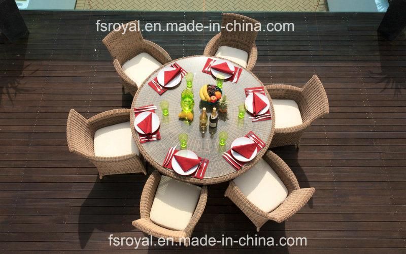 Garden Patio Furniture Outdoor Rattan Furniture Hotel Restaurant Chair Dining Furniture Set