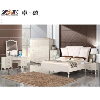 Luxury Fashion Design Modern Solid Wood Hotel Bedroom Furniture Sets