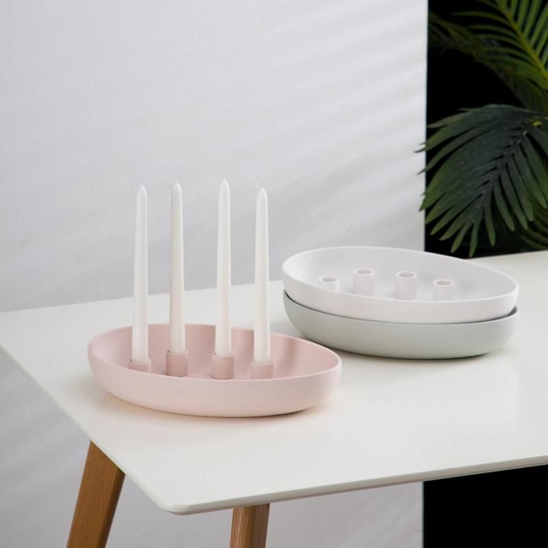 Porcelain Ceramic White Candle Bowls for Making Candles for Massage Candleholder