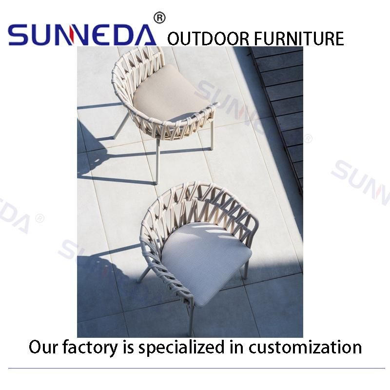 Luxurious Outdoor Comfortable Leisure Garden Chair Furniture with Tea Table