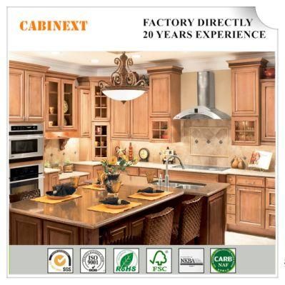 Factory Direct Sale Antique Solid Wood Modular Kitchen Cabinet