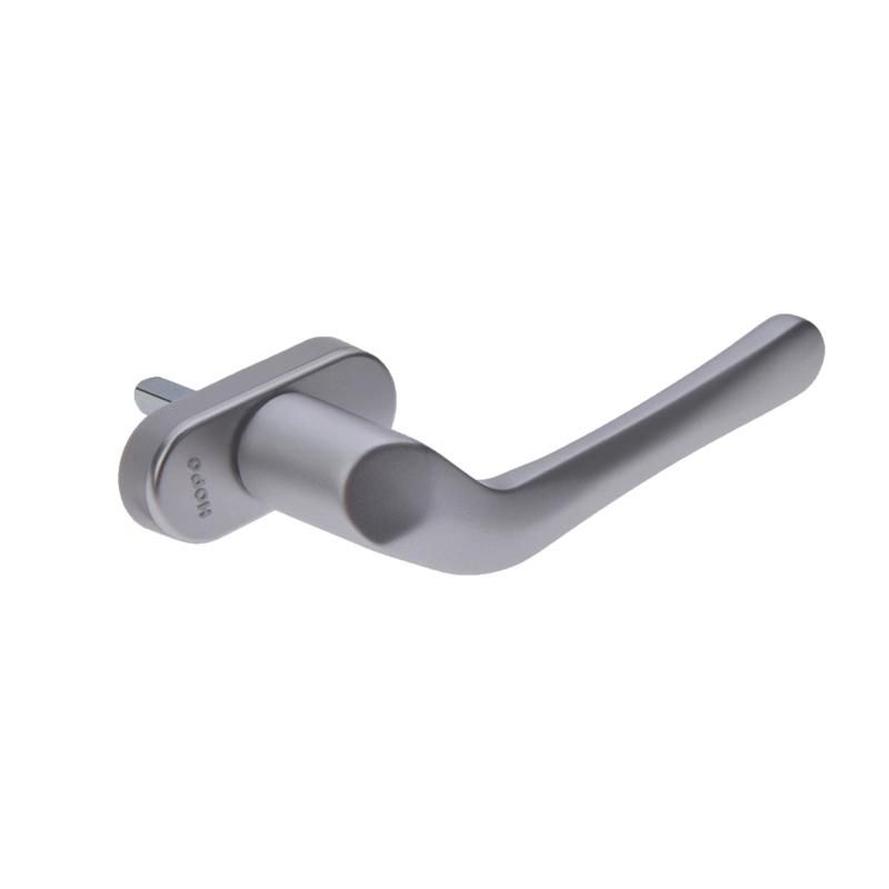 Anodized Silver Square Spindle Right Door Handle